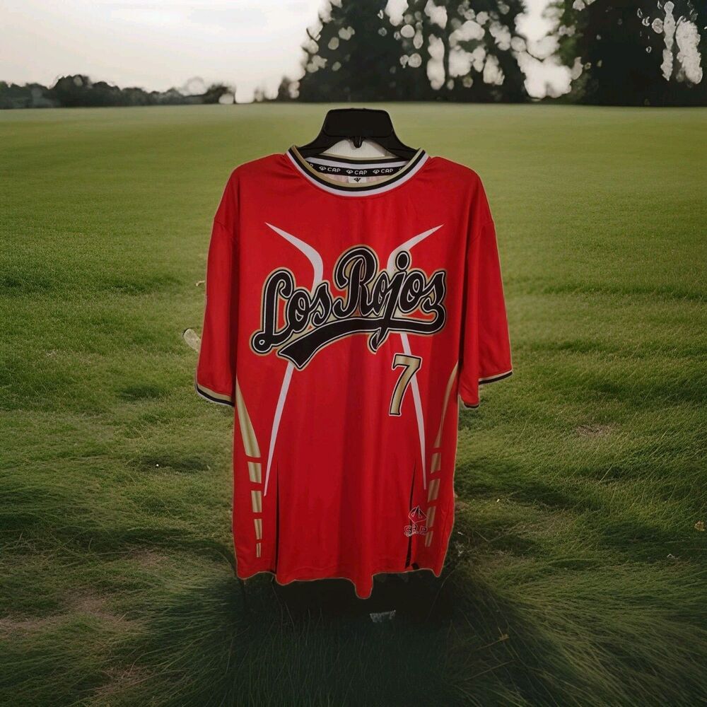 Los Rojos Jersey #7 Arnaldo Size XL Cap Sports Wear BCA
